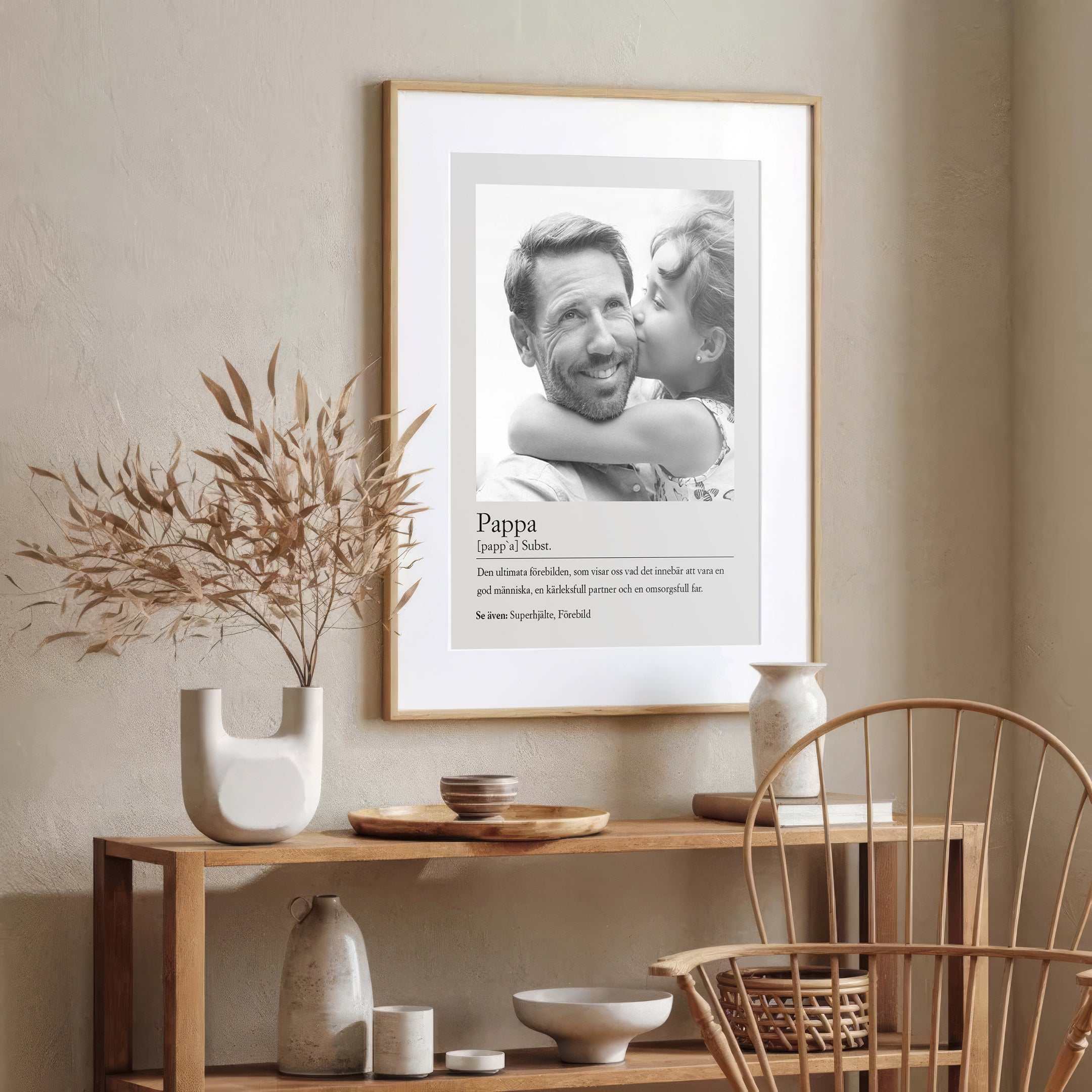 Pappa Definition | Exklusives Vatertag Poster