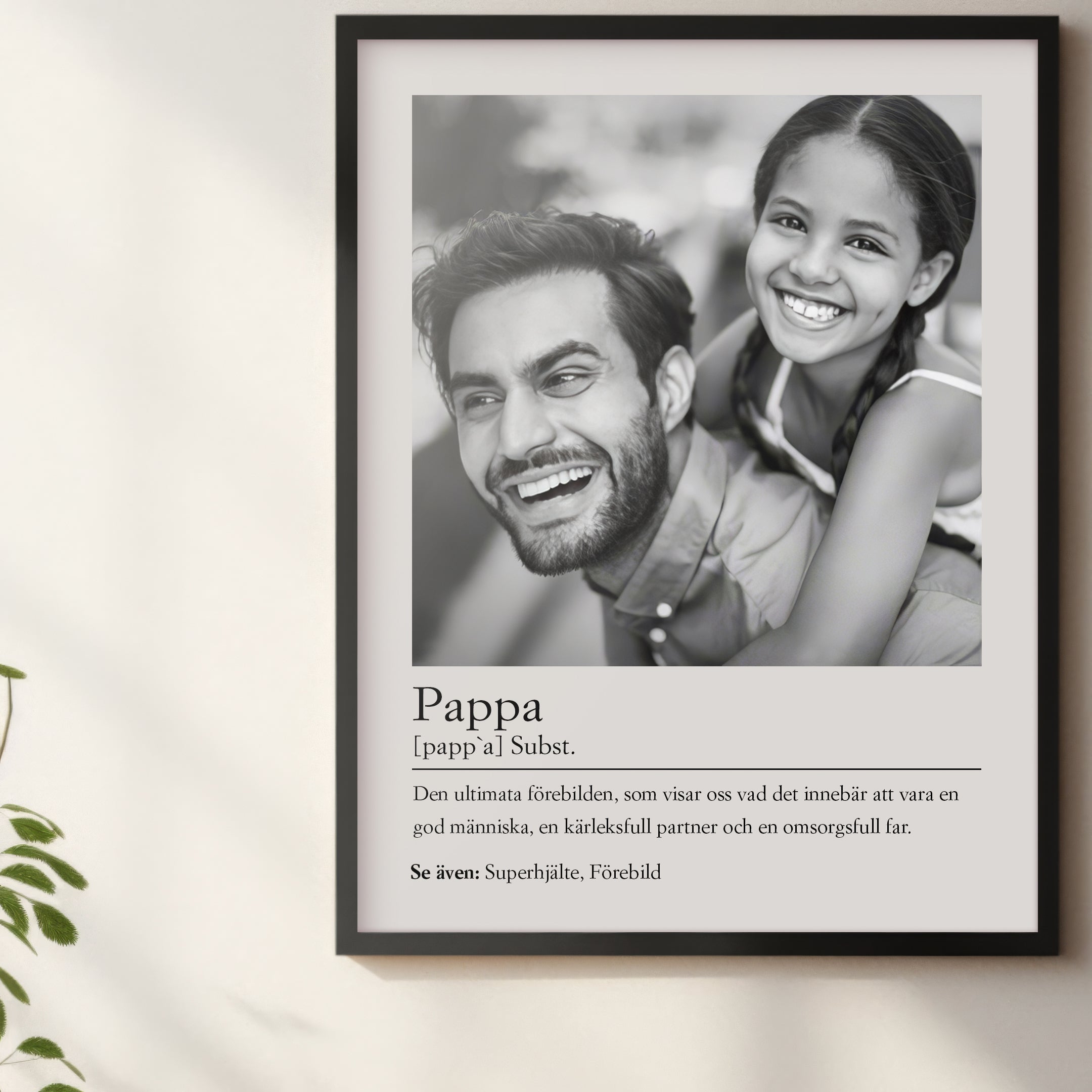 Pappa Definition | Exklusives Vatertag Poster