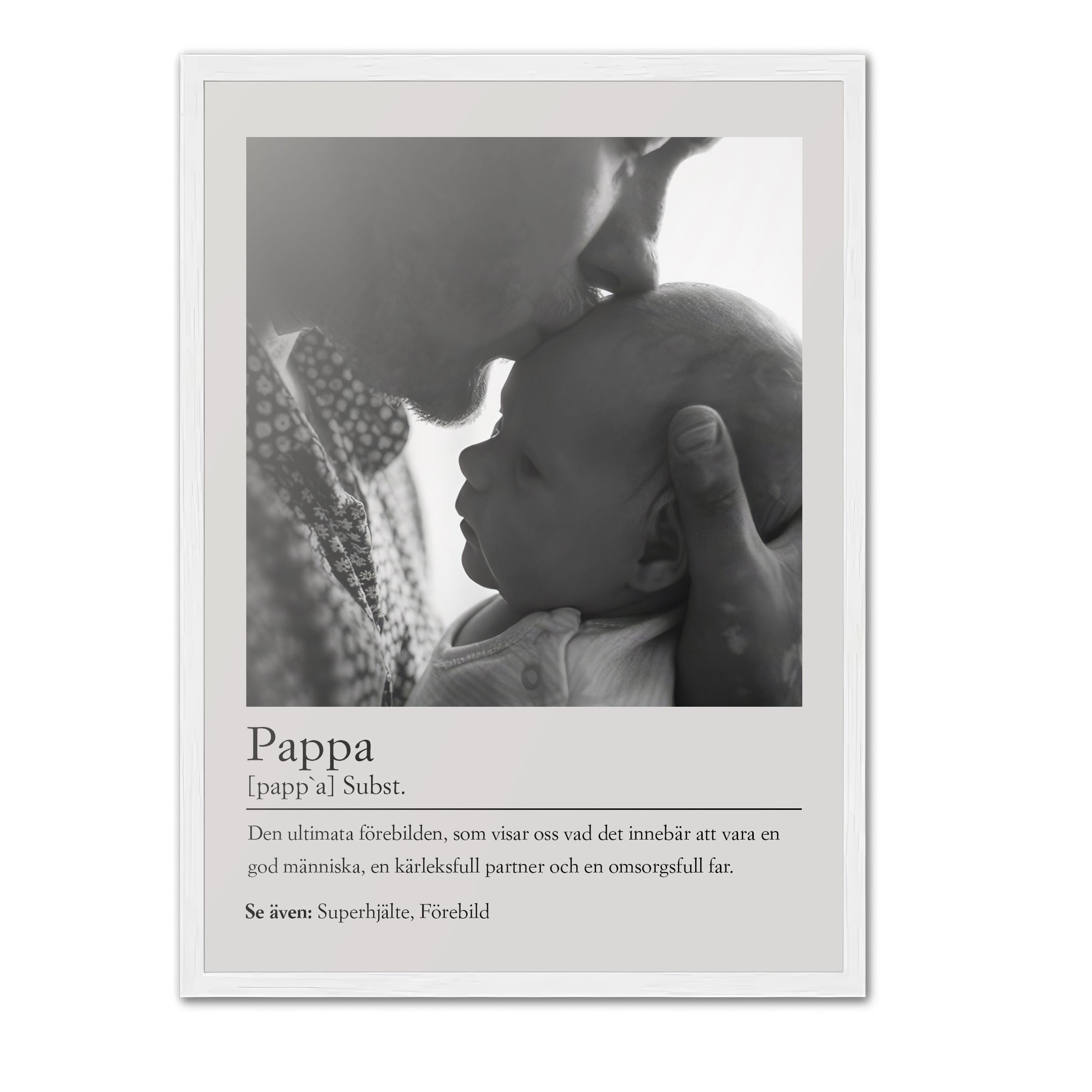 Pappa Definition | Exklusives Vatertag Poster