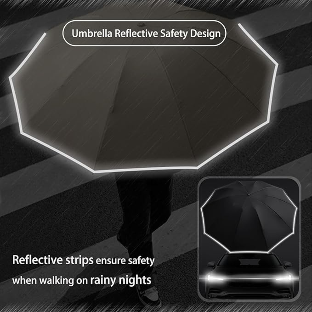 SafeGlow Reverse Auto Umbrella