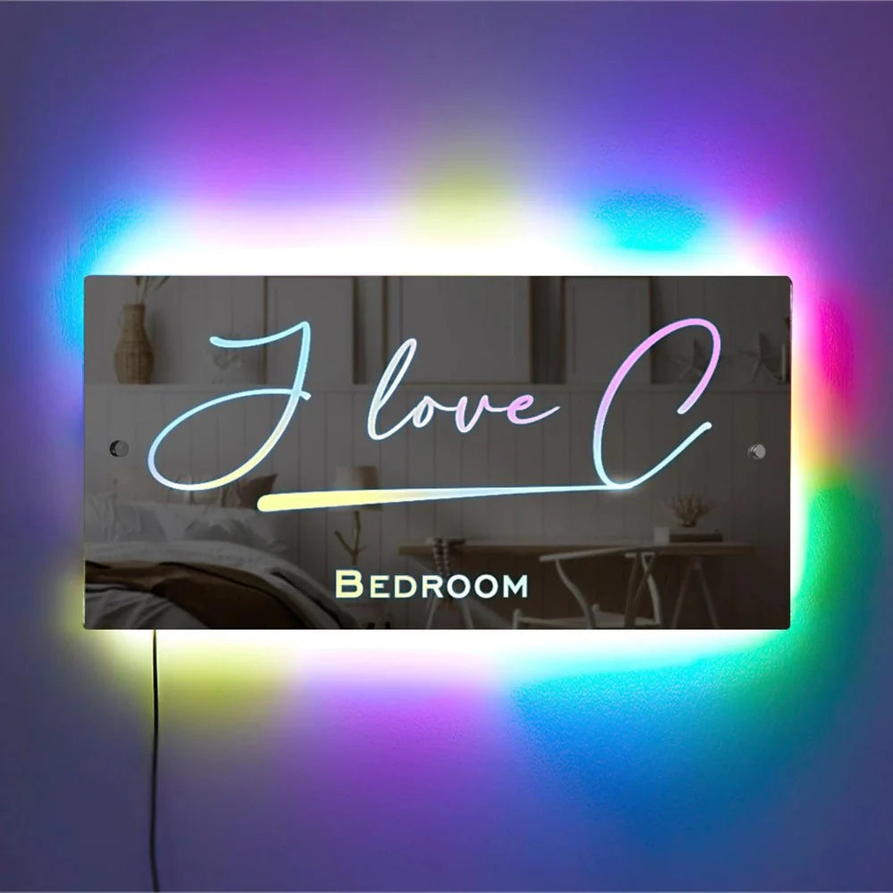 Personalized Mirror with LED Lighting