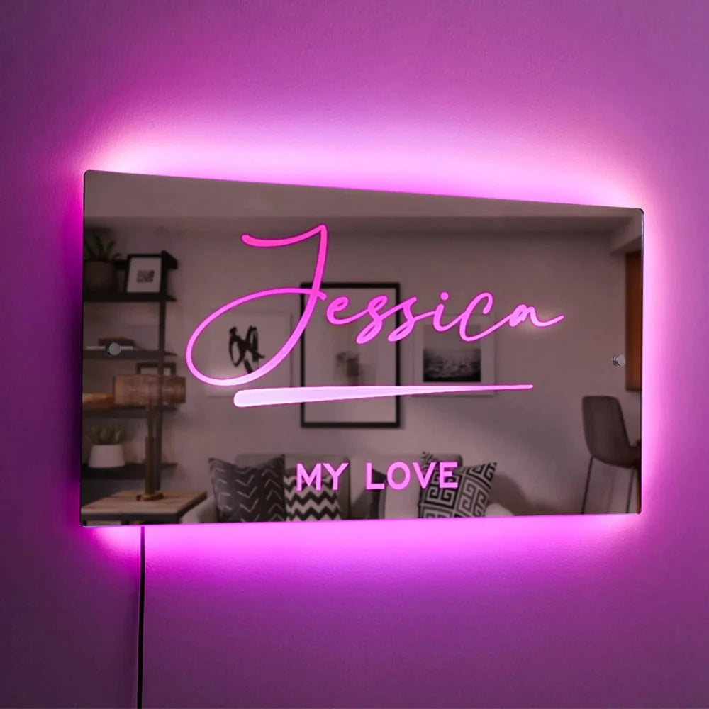 Personalized Mirror with LED Lighting