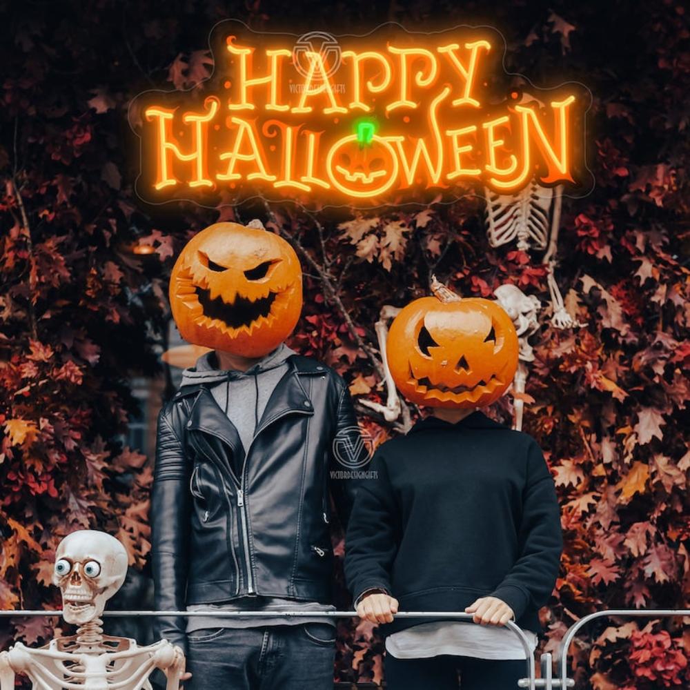 Happy Halloween Neon Sign