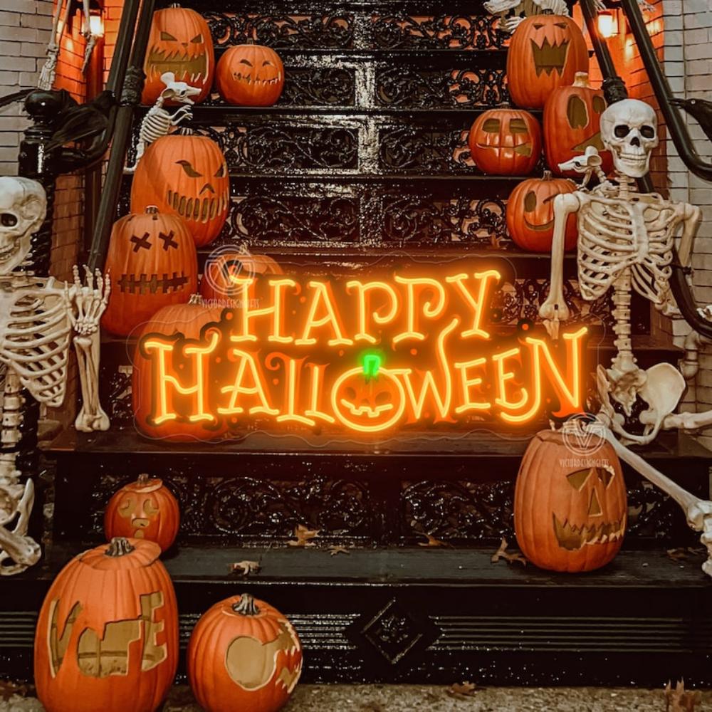 Happy Halloween Neon Sign