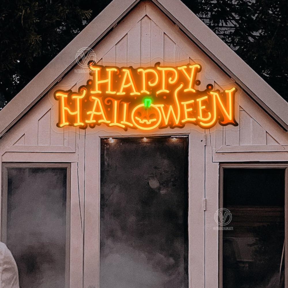 Happy Halloween Neon Sign